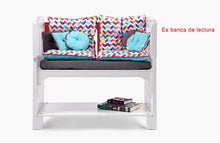 Cargar imagen en el visor de la galería, La Cuna Colecho está diseñada para ser la extensión de la cama de los padres, tu bebé y tú dormirán a la misma altura, juntitos pero cada quién en su espacio.  ¡La misma Cuna Colecho es 4 en 1! Se transforma en Cuna tradicional, escritorio y banca de lectura.